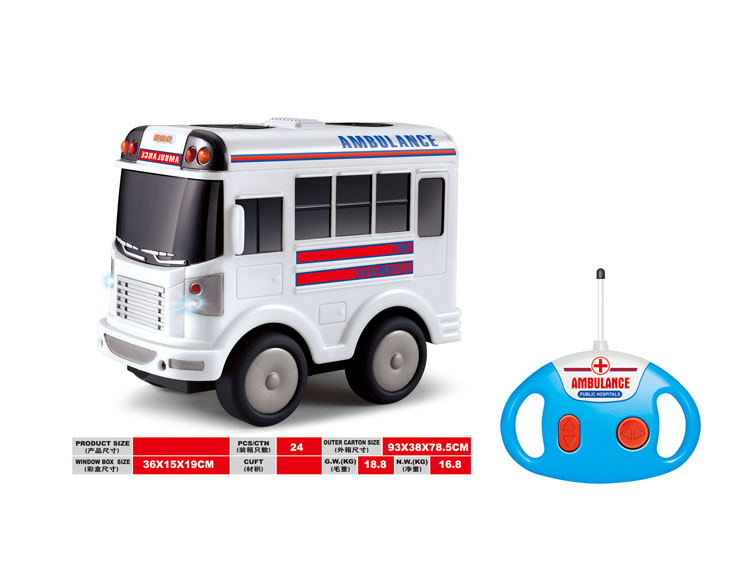 卡通救护车（带声音+音乐） 06-31D